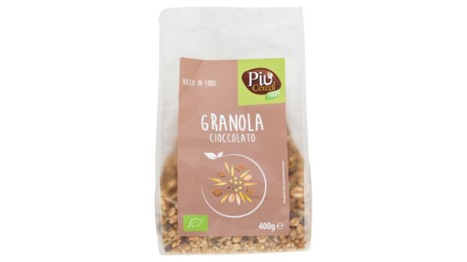 Più Cereali Bio Granola Cioccolato 400 g