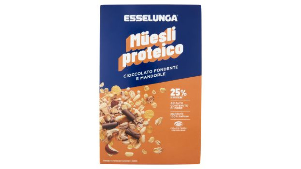 Esselunga Müesli proteico cioccolato fondente e mandorle 350 g