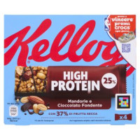 Kellogg's High Protein 25% Mandorle e Cioccolato Fondente 4 x 35 g