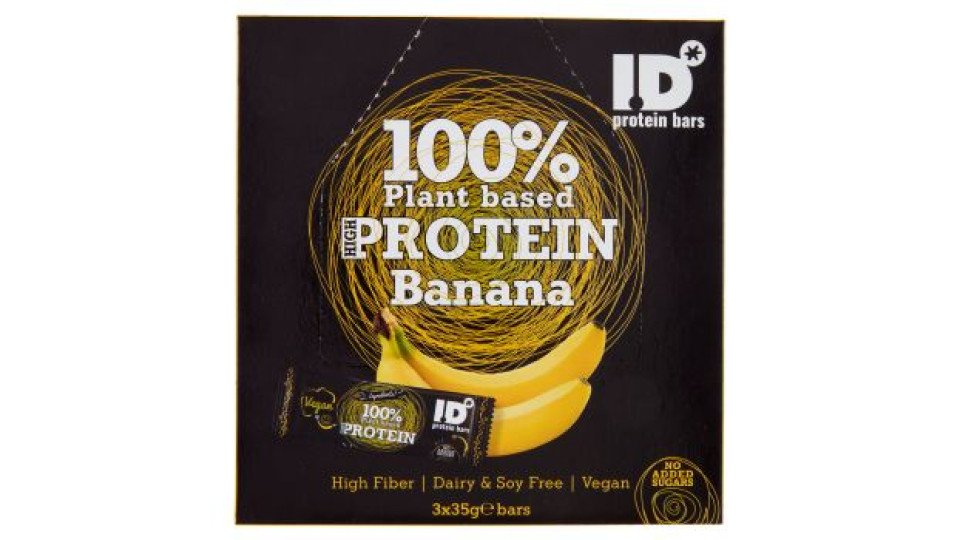 ID 100% Plant based High Protein Banana 3 x 35 g