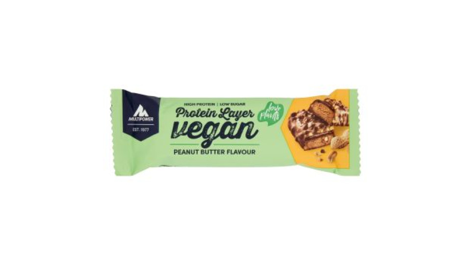 Multipower Protein Layer vegan Peanut Butter Flavour 55 g