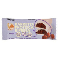 KE Bakery Barretta Proteica Ripiena al cioccolato bianco e ripieno gianduja 30 g