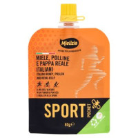 Mielizia Sport Pocket Miele, Polline e Pappa Reale Italiani 80 g