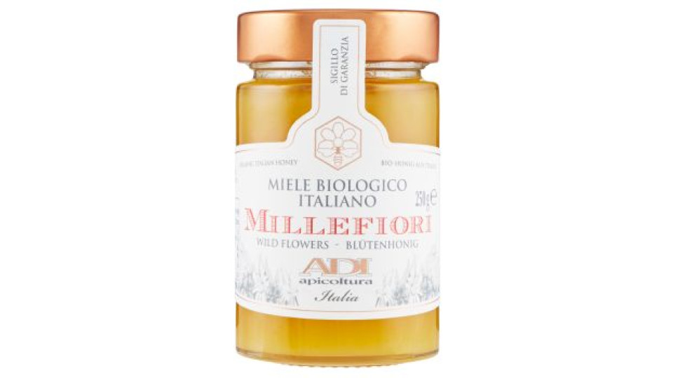 ADI Apicoltura Millefiori miele biologico italiano 250 g
