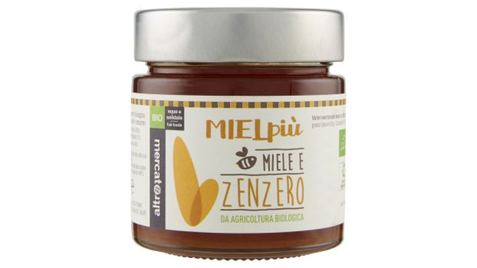 altromercato Bio MielPiù Miele e Zenzero 300 g