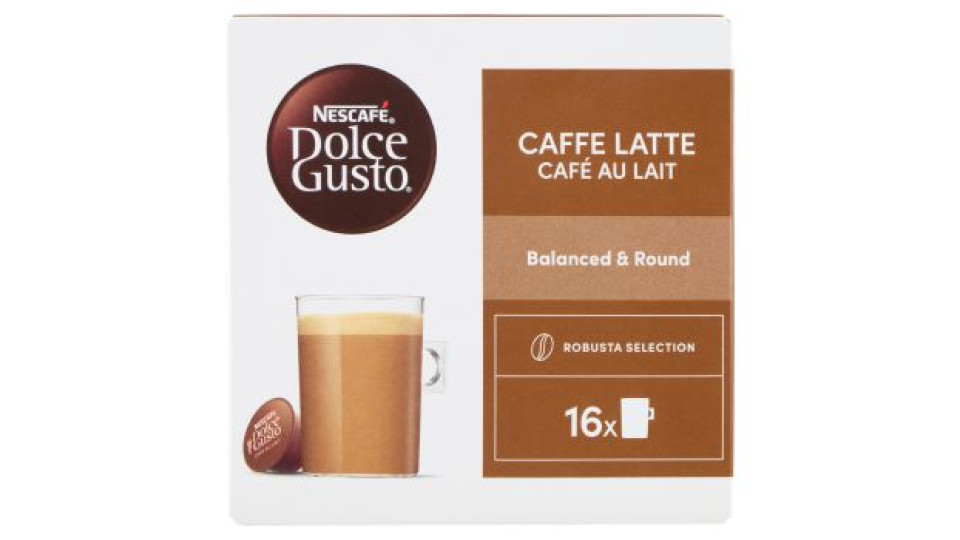 NESCAFÉ DOLCE GUSTO Caffè Latte 16 capsule 160g