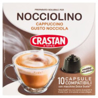 Crastan Preparato Solubile per Nocciolino Capsule Compatibili Dolce Gusto 10 x 12 g