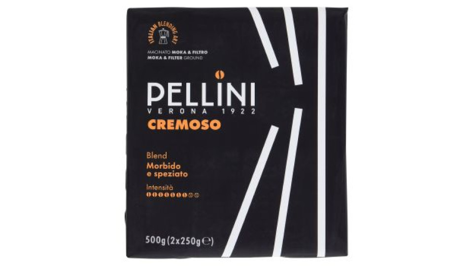 Pellini Cremoso Macinato Moka & Filtro 2 x 250 g