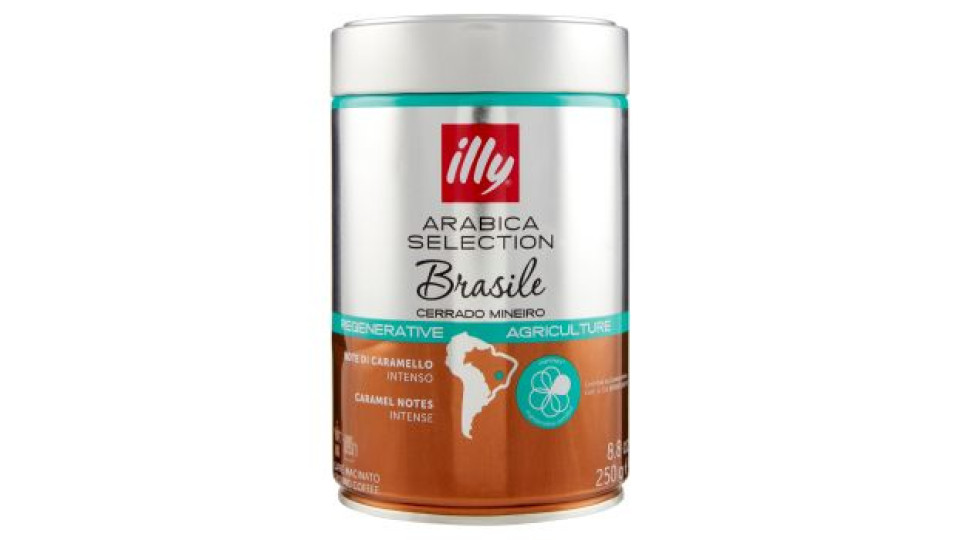 illy Arabica Selection Brasile Cerrado Mineiro Caffè Macinato 250 g