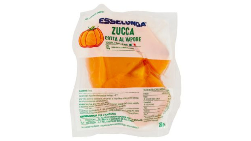 Esselunga Zucca cotta al vapore 250 g