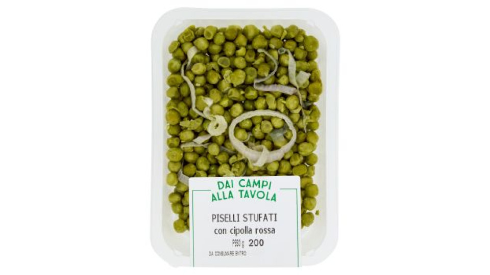 Dai campi alla tavola Piselli Stufati con cipolla rossa 200 g