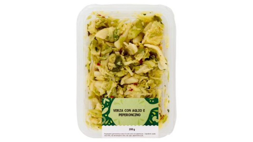 Verza con Aglio e Peperoncino 200 g