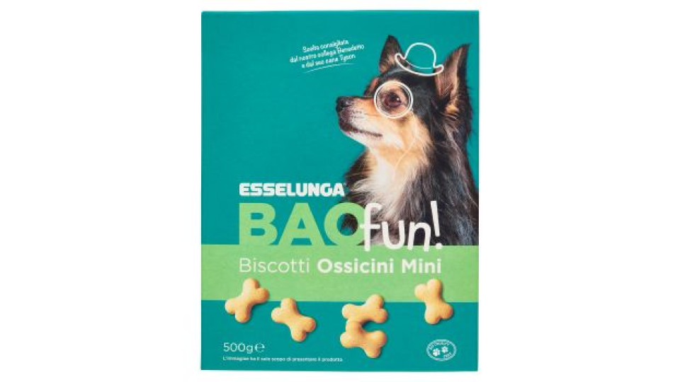 Esselunga Bao fun! Biscotti ossicini mini 500 g
