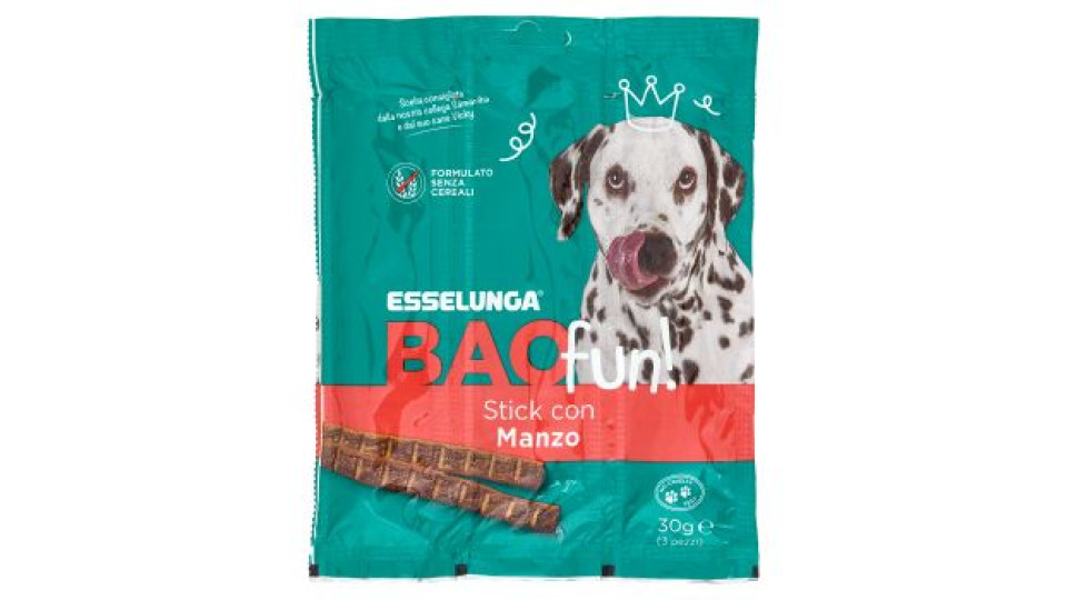 Esselunga Bao fun! Stick con manzo 3 pezzi 30 g