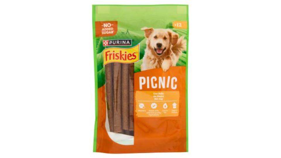 PURINA FRISKIES Picnic Pollo 12 sticks 100 g