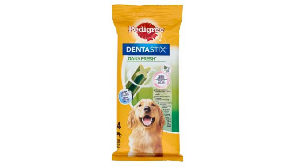 Pedigree Dentastix Fresh Snack per igiene orale Cane Grande 4 Pezzi 154 g