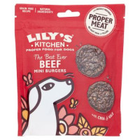Lily's Kitchen, mini hamburger di manzo con chia e kale 70 g