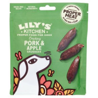 Lily's Kitchen, alimento complementare per cani adulti a partire da 4 mesi di età salsiccia di maiale e mela 70 g