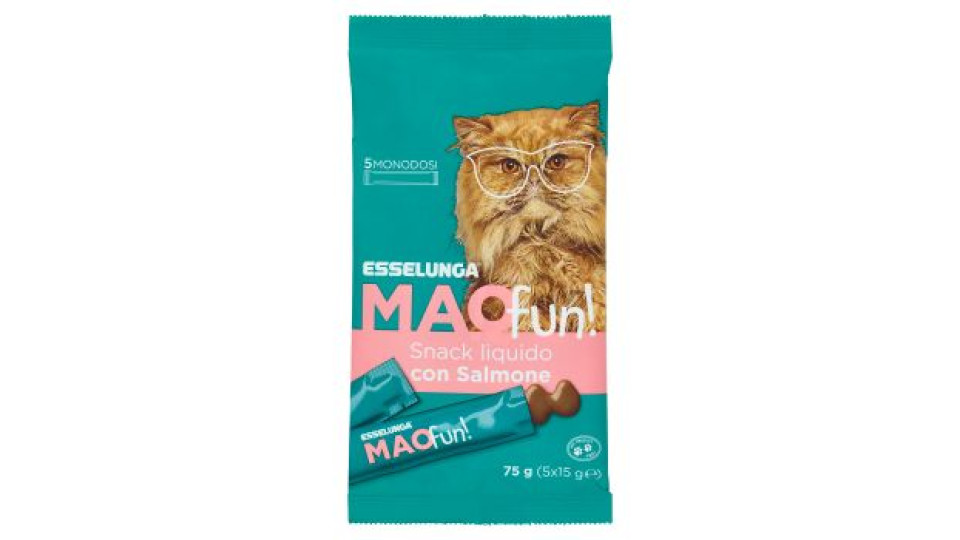 Esselunga Mao fun! Snack liquido con salmone 5 x 15 g