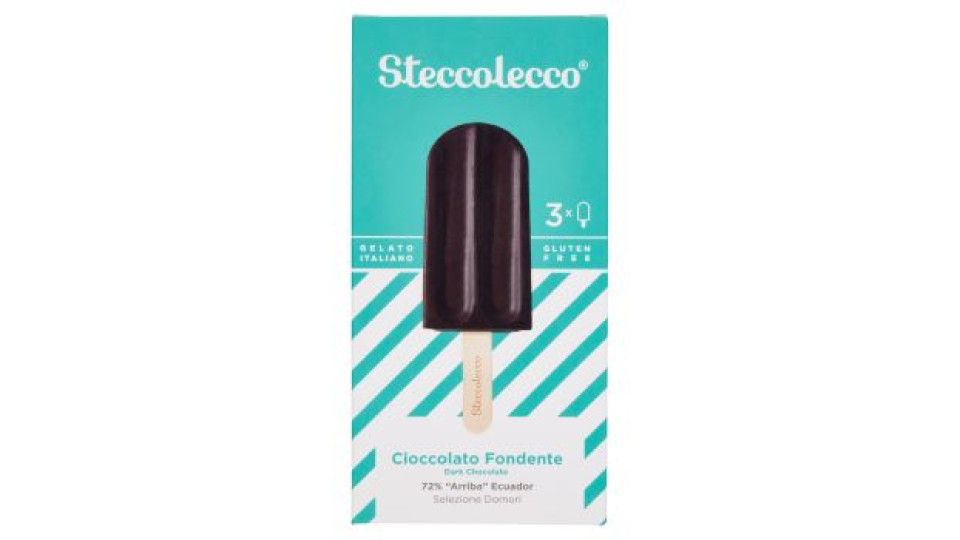 Steccolecco Cioccolato Fondente 72% "Arriba" Ecuador Selezione Domori 3 x 70 g