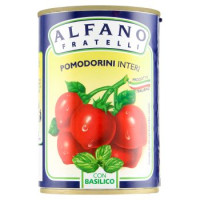 Fratelli Alfano Pomodorini Interi con Basilio 400 g