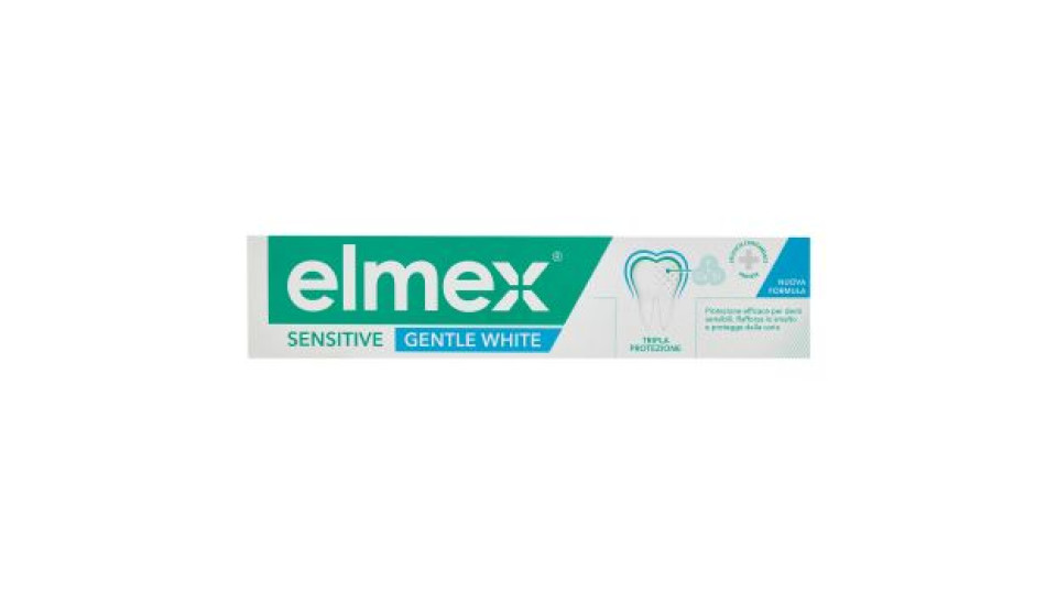elmex dentifricio Sensitive Gentle White Sbiancante denti sensibili 75 ml