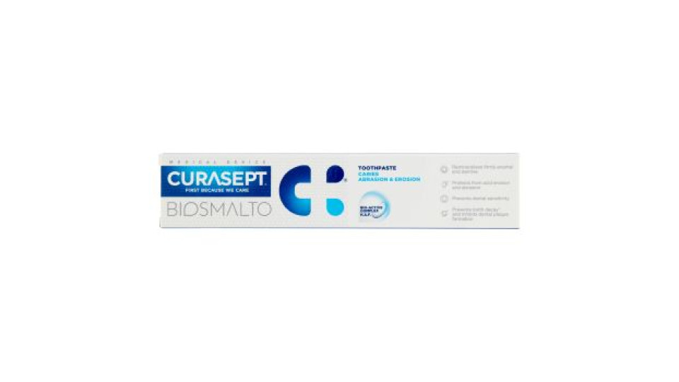Curasept Biosmalto Dentifricio Carie Abrasione & Erosione 75 ml