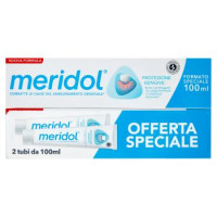 meridol dentifricio Protezione Gengive con effetto antibatterico 2x100 ml