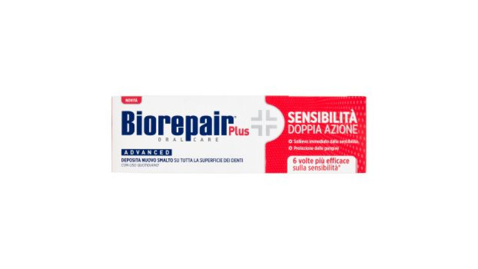 Biorepair Plus Advanced Sensibilità Doppia Azione 75 ml
