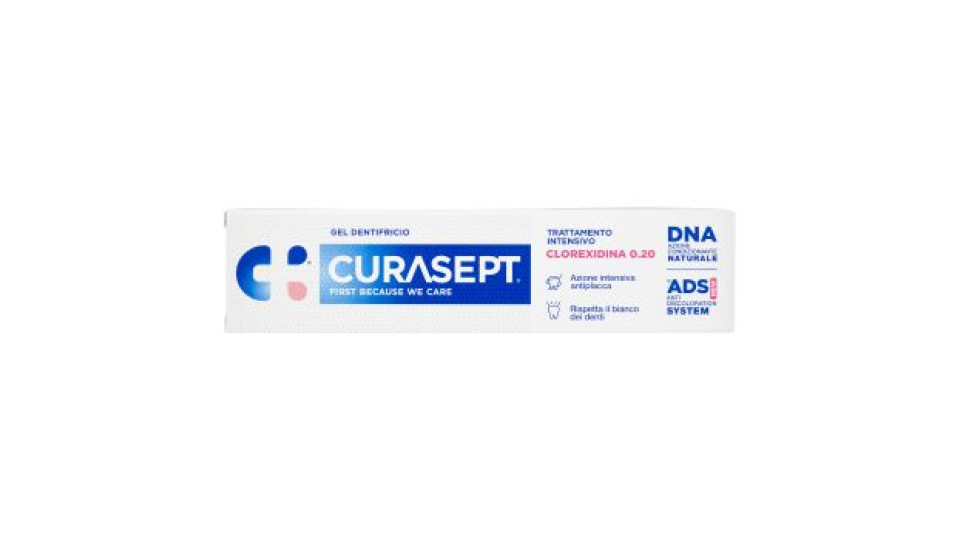 Curasept Gel Dentifricio Trattamento Intensivo Clorexidina 0.20 75 ml