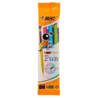 Bic Matic Fun HB Portamine - Fusti Di Colori Assortiti, 3 pezzi
