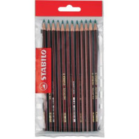 STABILO Schwan 306 HB=2 ¿ matite con fusto rosso - Ecopack da 12 pz.