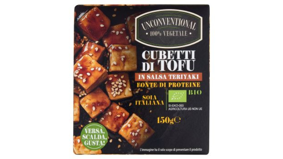 Unconventional Cubetti di Tofu in Salsa Teriyaki Bio 150 g
