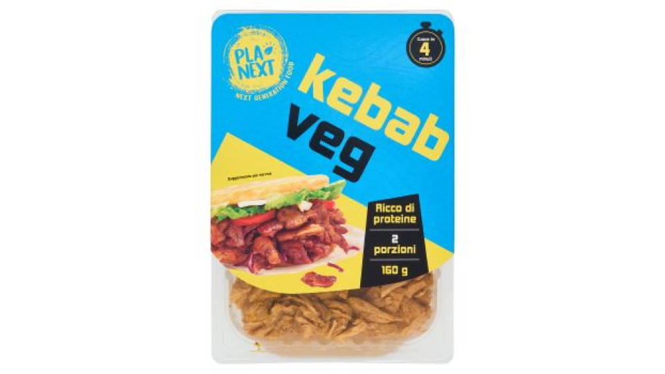 Planext kebab veg 160 g