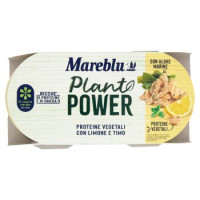 Mareblu Plant Power Proteine Vegetali con Limone ed Timo 2 x 80 g