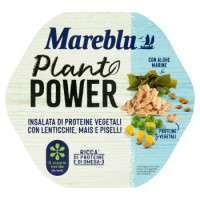 Mareblu Plant Power Insalata di Proteine Vegetali con Lenticchie, Mais e Piselli 220 g