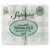 Fior di Carta Lifestyle Suprema Tovagliolo Couleurs Pastel Verde 20x20cm* 400 Strappi