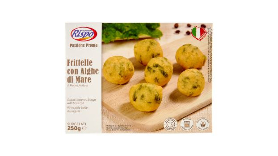 Rispo Passione Pronta Frittelle con Alghe di Mare di Pasta Lievitata Surgelati 250 g