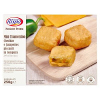 Rispo Passione Pronta Mini Tramezzino Cheddar e Jalapeños piccanti in tempura Surgelati 250 g
