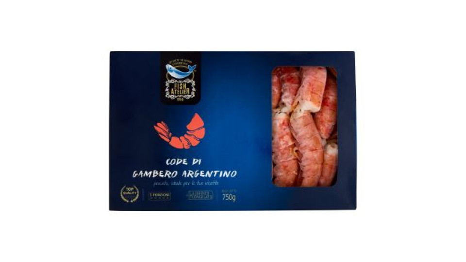 Fish Atelier Code di Gambero Argentino Alimento Congelato 750 g