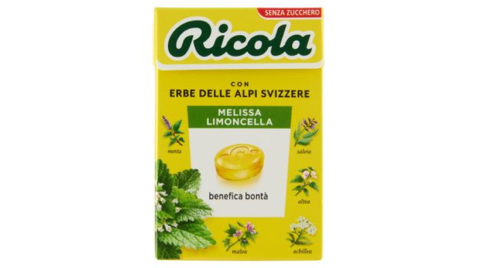 Ricola Melissa Limoncella Senza Zucchero 50 g