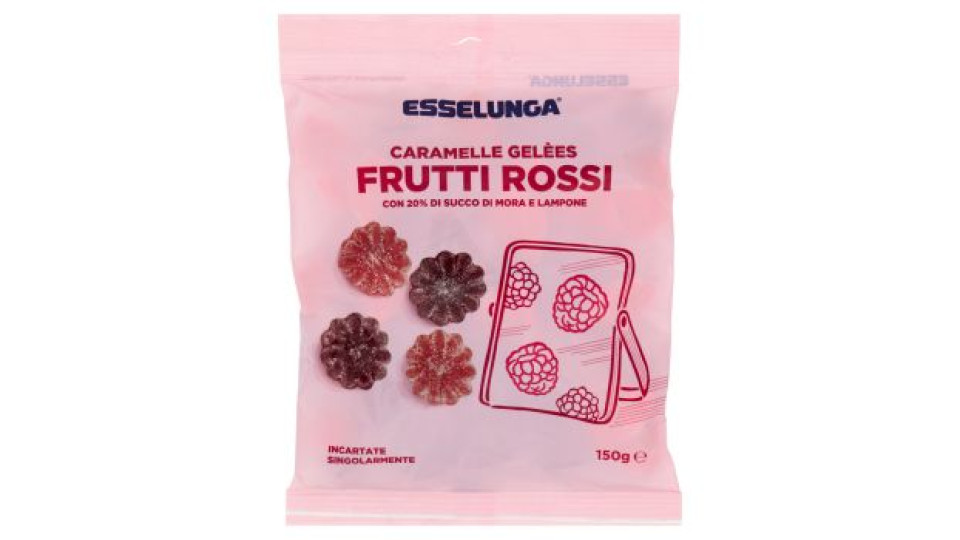 Esselunga Caramelle gelèes frutti rossi 150 g