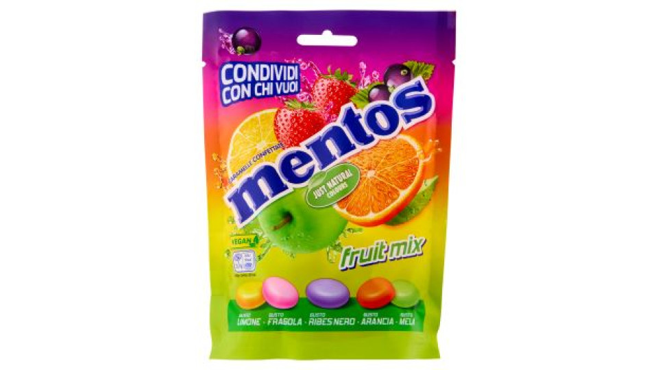mentos fruit mix Caramelle Confettate 160 g