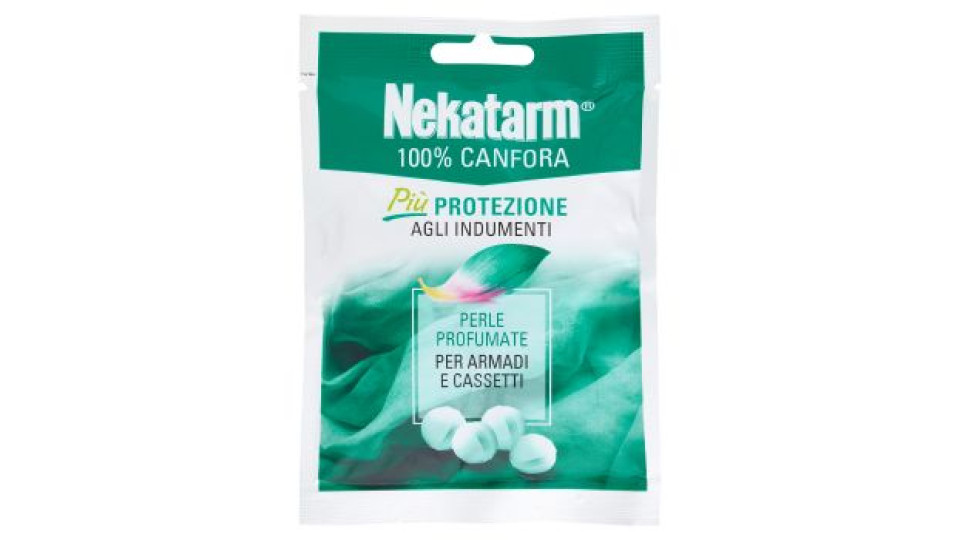 Nekatarm 100% Canfora Perle Profumate per Armadi e Cassetti 50 g