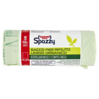 Domopak Spazzy Sacco per Rifiuto Umido Organico Formato Maxi 110 lt 70x105 cm 10 pz