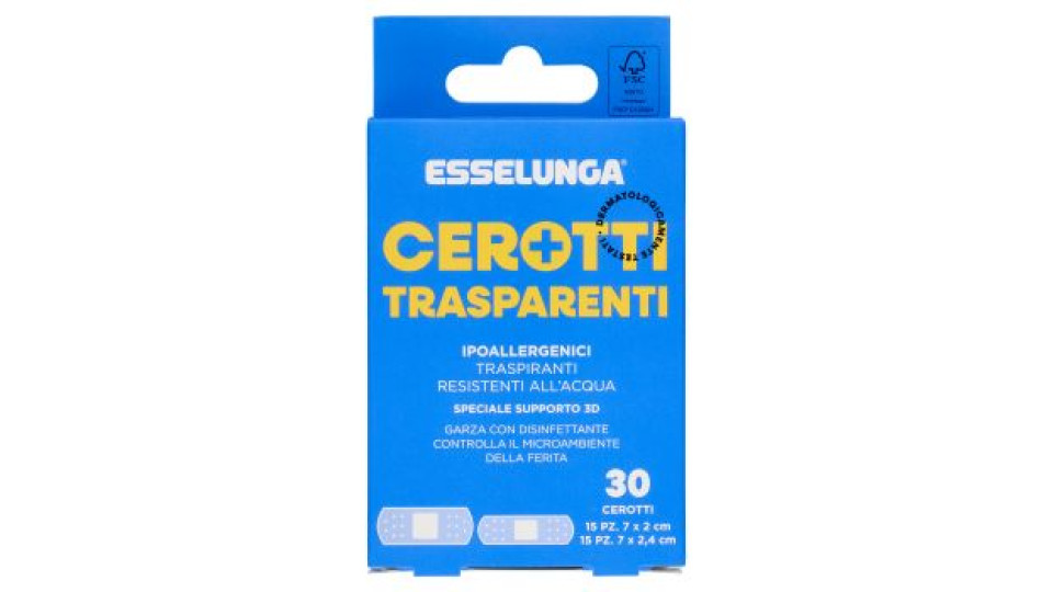 Esselunga Cerotti trasparenti 30 pz