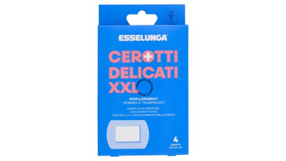 Esselunga Cerotti delicati XXL cm 7,5x10 4 pz