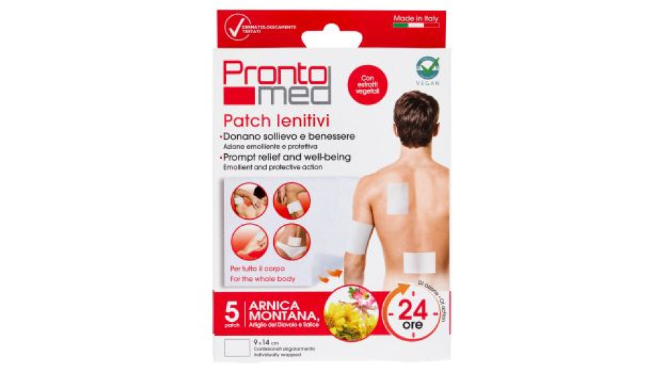 Prontomed Patch lenitivi per tutto il corpo 9 x 14 cm 5 pz