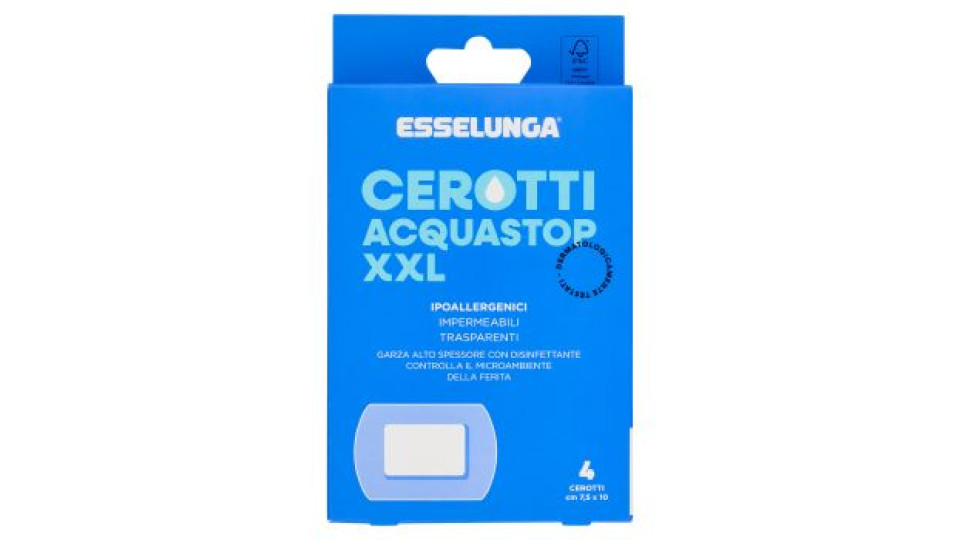 Esselunga Cerotti acquastop XXL cm 7,5x10 4 pz