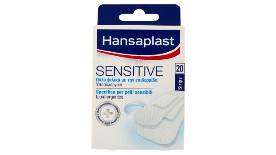 Hansaplast Sensitive 2 formati assortiti 20 strips